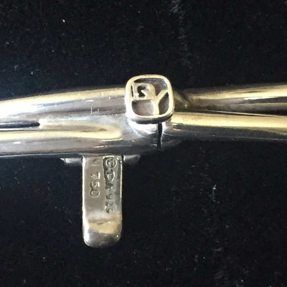 DAVID Yurman 18k SS & Diamond Necklace - Picture 4 of 9